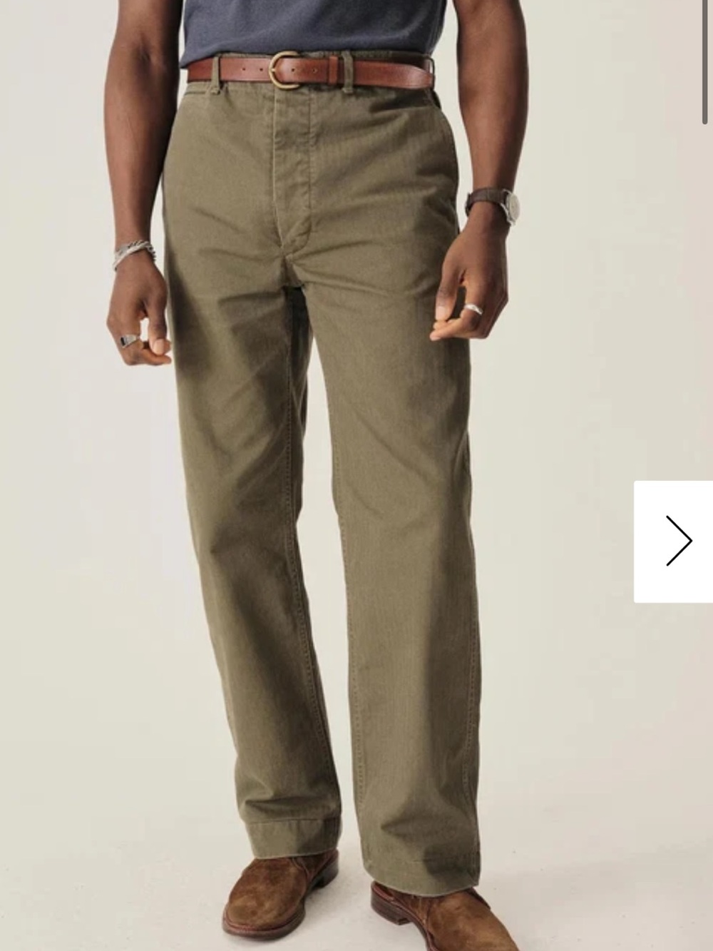 Buck Mason HERRINGBONE TWILL pant